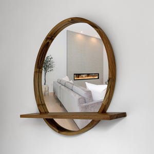 Miroir mural rond